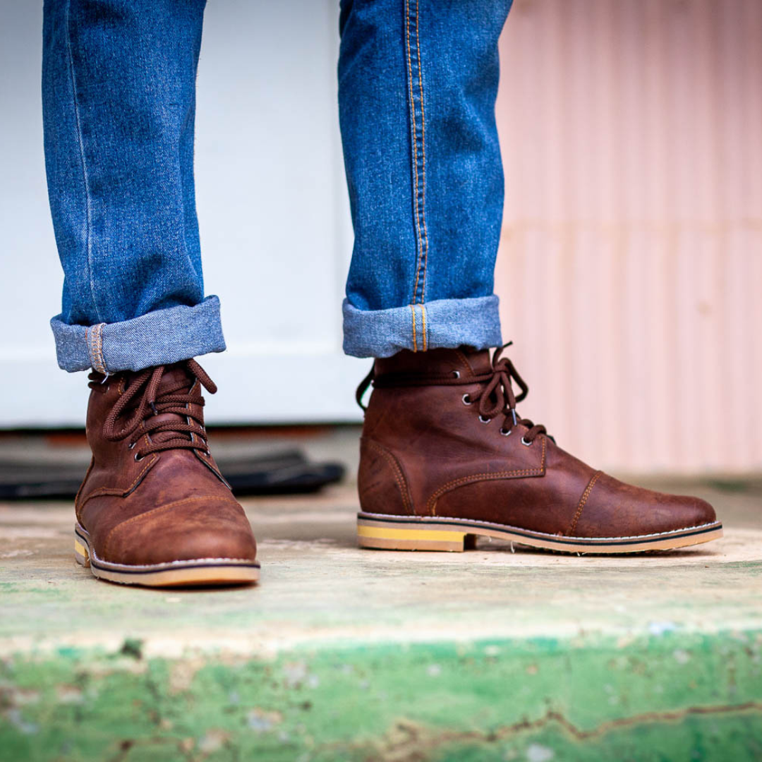 Diesel brown boots best sale