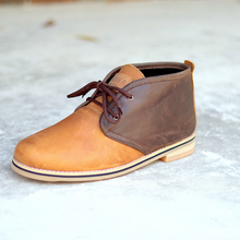 Load image into Gallery viewer, Mens Classic Ankle Boot - Toffee &amp; Brown Leather
