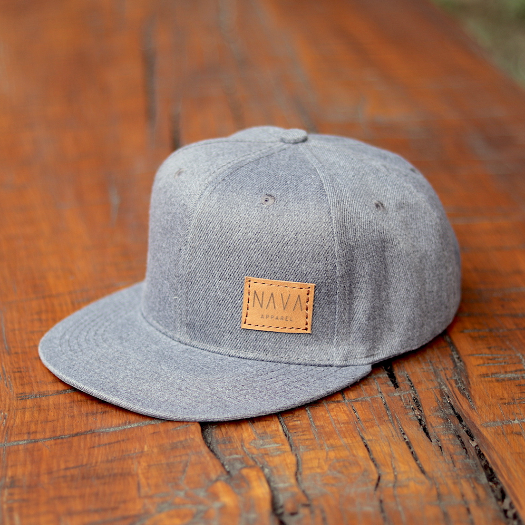 Snapback Cap - Charcoal